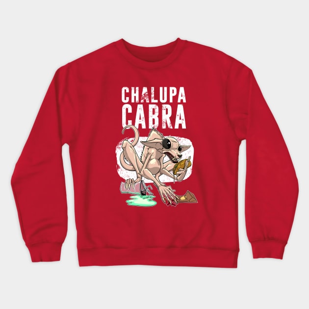 Chalupacabra Crewneck Sweatshirt by TreemanMorse